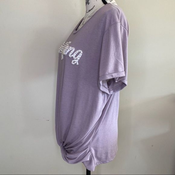 Miss Chievous Pearl Girl Gang shirt with Front Twist size XL - Picture 7 of 11